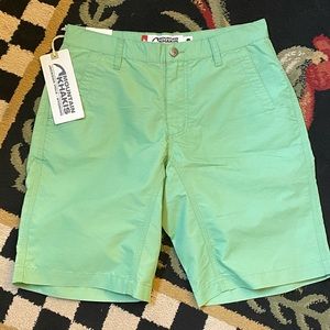 Mountain Khakis sage green shorts sz 31 NEW